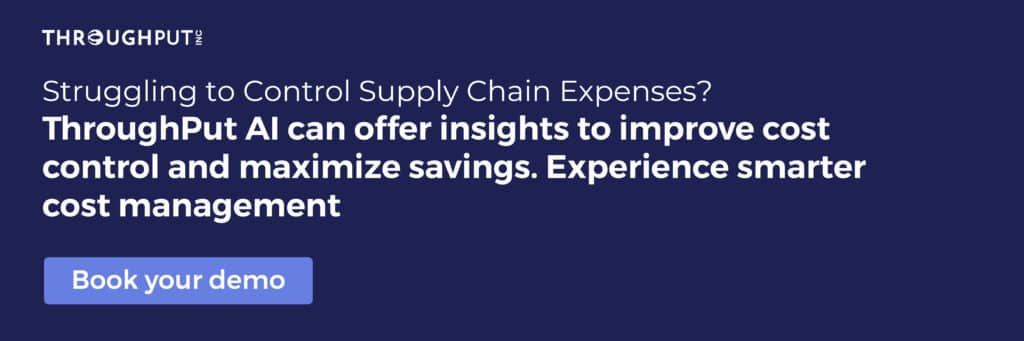 Book A Live Demo Today Struggling To Control Supply Chain Expenses - ThroughPut AI Can Offer Insights To Improve Cost Control And Maximize Savings Experience Smarter Cost Management - Book A Live Demo Today