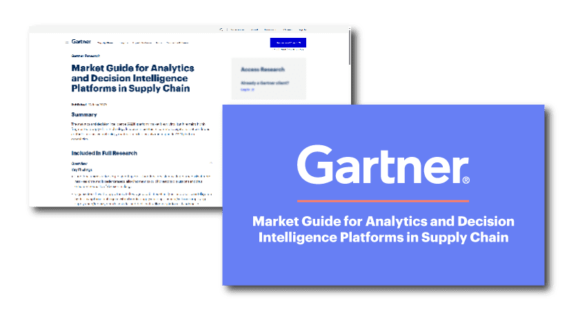 Gartner report mock up